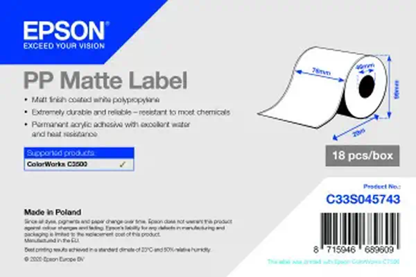 Achat Epson C33S045743 et autres produits de la marque Epson