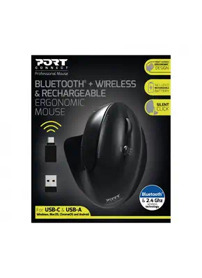 Port Designs 900706-BT souris Bureau Droitier RF sans fil + Bluetooth Optique 1600 DPI - Souris - visuel 10