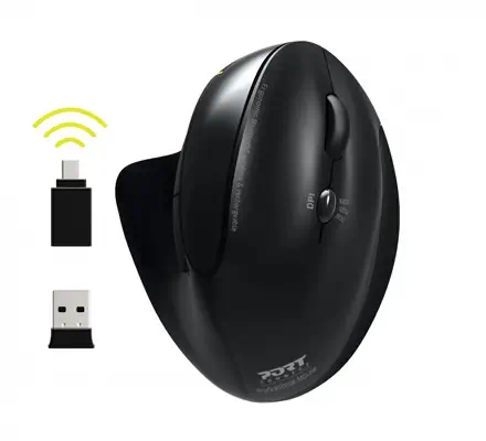 Port Designs 900706-BT souris Bureau Droitier RF sans fil + Bluetooth Optique 1600 DPI - Souris - visuel 1