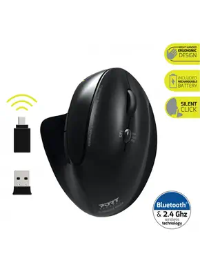 Port Designs 900706-BT souris Bureau Droitier RF sans fil + Bluetooth Optique 1600 DPI - Souris - visuel 7