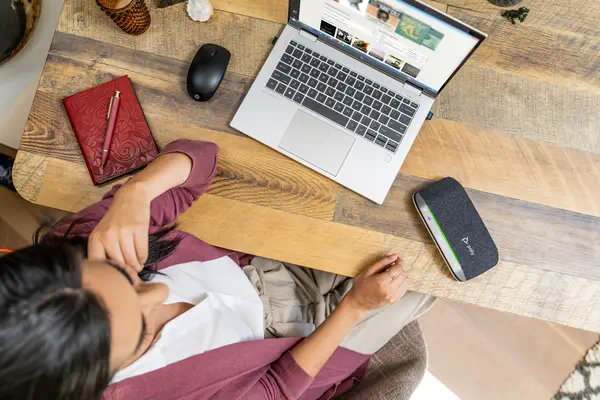 Haut-parleur Poly Sync 20-M certifié Microsoft Teams USB-C - HP - Visioconférence - visuel 2