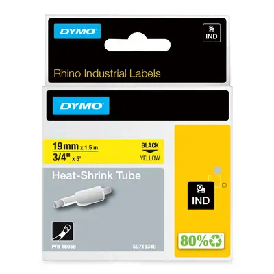 DYMO Bagues Thermorétractables IND - 19mm x 1,5m - Dymo - Ruban - visuel 2