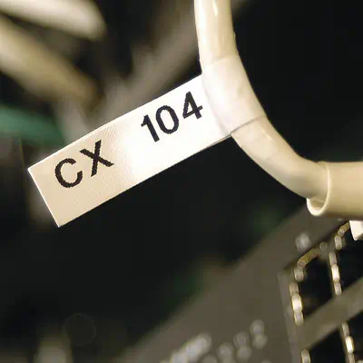 DYMO Rhino Étiquettes en vinyle industrielles | 12 mm x 5,5 m | autocollantes impression en noir sur - Dymo - Ruban - visuel 5