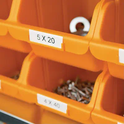 DYMO Rhino Étiquettes en vinyle industrielles | 12 mm x 5,5 m | autocollantes impression en noir sur - Dymo - Ruban - visuel 4