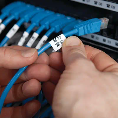 DYMO Rhino Étiquettes industrielles | Nylon flexible | 19 mm x 3,5 m | autocollantes impression en n - Dymo - Ruban - visuel 4