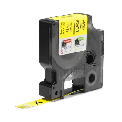 DYMO Rhino Étiquettes industrielles | Nylon flexible | rouleau de 12 mm x 3,5 m | autocollantes impr - Dymo - Ruban - visuel 2