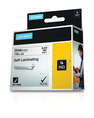 24mm RHINO Self-Laminating Vinyl tape - Dymo - Ruban - visuel 3