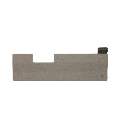 Achat Tapis Contour Design The Extended wrist rest, Light grey fabric