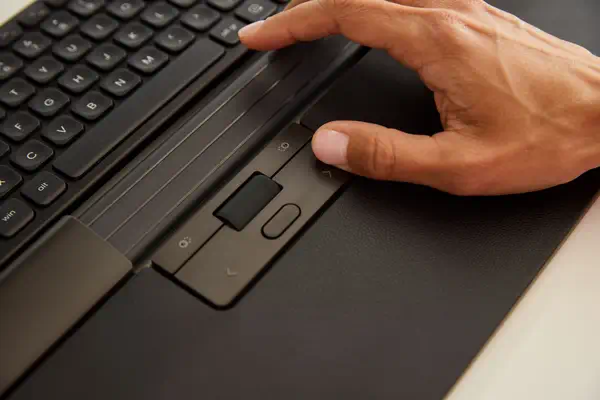 SliderMouse Pro Regular Repose-poignet en cuir végan Filaire - Contour Design - Souris - visuel 4