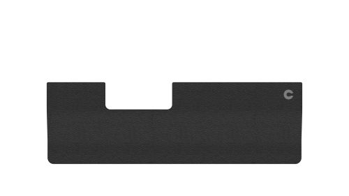 Vente Tapis Contour Design Repose-poignets Regular en tissu gris Foncé