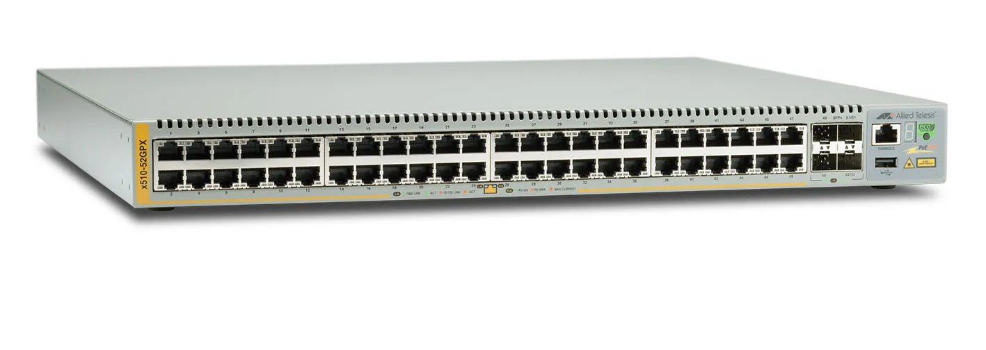 Vente Switchs et Hubs Allied Telesis AT-x510-52GPX-50 sur hello RSE