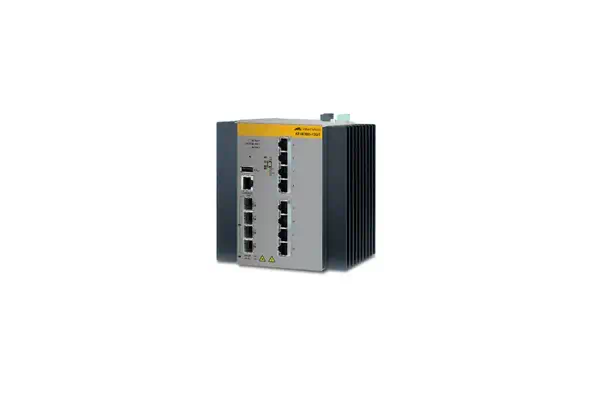 Allied Telesis AT-IE300-12GT-80 Géré L3 Gigabit Ethernet (10/100/1000) Noir, Gris - Switchs et Hubs - visuel 1