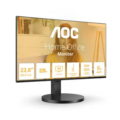 AOC B3 27B3CF2 écran plat de PC 68,6 cm (27") 1920 x 1080 pixels Full HD LED Noir - Ecran Ordinateur - visuel 2