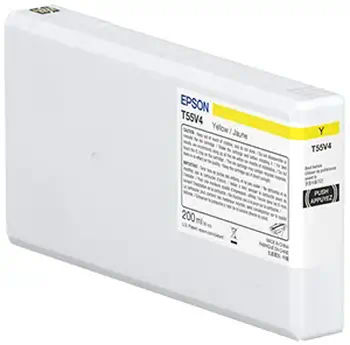 Achat EPSON T55W4 Yellow Ink Cartridge 200ml au meilleur prix