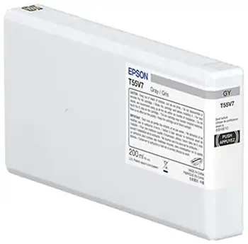 Achat EPSON T55W7 Gray Ink Cartridge 200ml - 8715946717425