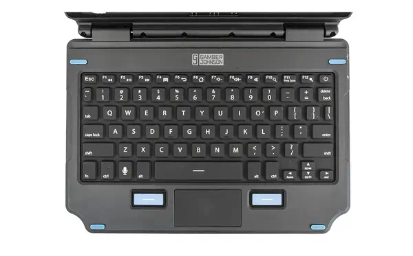 Gamber-Johnson 7160-1869-03 clavier pour tablette AZERTY Français Pogo Pin Noir - Clavier - visuel 5