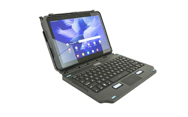 Gamber-Johnson 7160-1869-03 clavier pour tablette AZERTY Français Pogo Pin Noir - Clavier - visuel 2