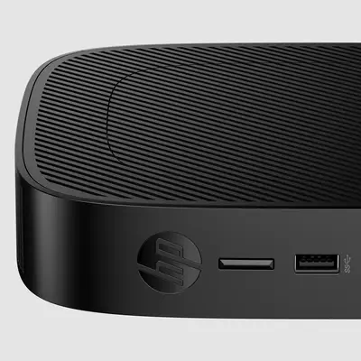 HP Pro t550 2 GHz Windows 10 IoT Enterprise 1,3 kg Noir J6412 - Client léger - visuel 3