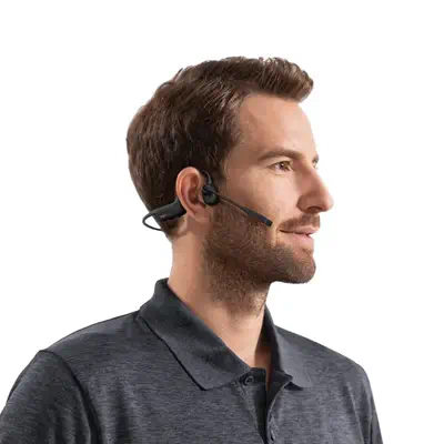 SHOKZ C110-AI-BK-EN écouteur/casque Sans fil Crochets auriculaires Bureau/Centre d'appels Bluetooth  - Shokz - Casque Micro - visuel 5