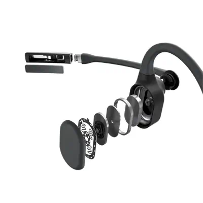 SHOKZ C110-AI-BK-EN écouteur/casque Sans fil Crochets auriculaires Bureau/Centre d'appels Bluetooth  - Shokz - Casque Micro - visuel 4