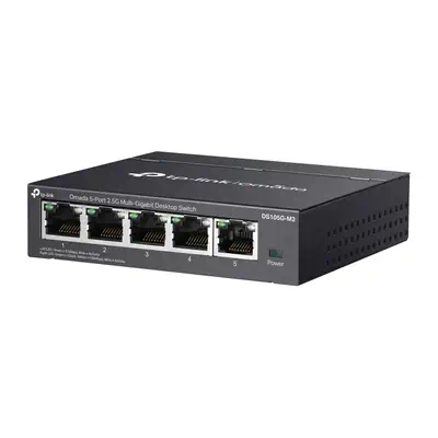TP-Link Omada DS105G-M2 commutateur réseau Non-géré 2.5G Ethernet (100/1000/2500) Noir - Switchs et Hubs - visuel 3
