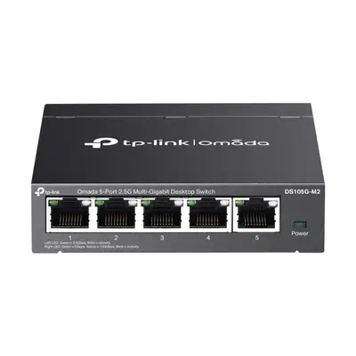TP-Link Omada DS105G-M2 commutateur réseau Non-géré 2.5G Ethernet (100/1000/2500) Noir - Switchs et Hubs - visuel 1