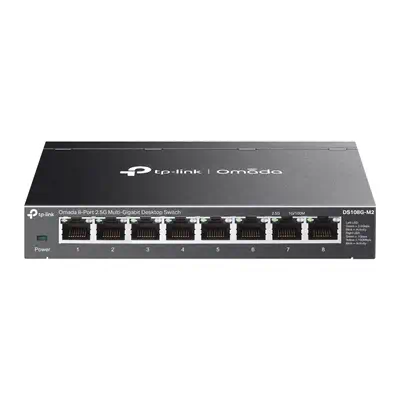 TP-Link Omada DS108G-M2 commutateur réseau Non-géré 2.5G Ethernet (100/1000/2500) Noir - Switchs et Hubs - visuel 1
