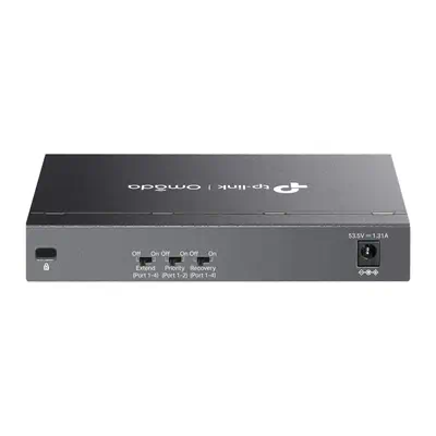 TP-Link Omada DS106P commutateur réseau Non-géré Fast Ethernet TP-Link - visuel 1 - hello RSE - Gestion efficace de l'alimentation