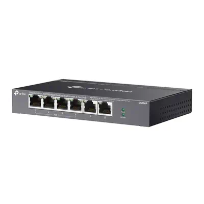 TP-Link Omada DS106P commutateur réseau Non-géré Fast Ethernet TP-Link - visuel 1 - hello RSE - Performance robuste