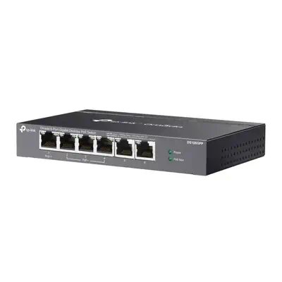 TP-Link Omada DS106GPP commutateur réseau Non-géré Gigabit Ethernet TP-Link - visuel 1 - hello RSE - Des performances robustes