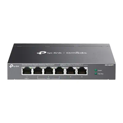TP-Link Omada DS106GPP commutateur réseau Non-géré Gigabit Ethernet (10/100/1000) Connexion Ethernet - Switchs et Hubs - visuel 1