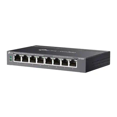 TP-Link Omada DS108GP commutateur réseau Non-géré Gigabit Ethernet TP-Link - visuel 1 - hello RSE - Gestion efficace de l'alimentation