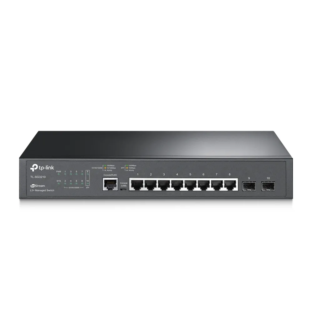 Achat TP-LINK JetStream 8-Port Gigabit L2+ Managed Switch With 2 - 6935364006396
