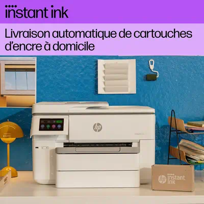OfficeJet Pro 9730e Sans fil All-in-One Couleur Imprimante, Instant Ink; Impression recto-verso - HP - Multifonctions Jet d'encre - visuel 8