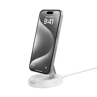 Belkin BoostCharge Pro Smartphone Blanc Secteur Recharge sans fil Charge rapide Intérieure - Chargeur et alimentation - visuel 1