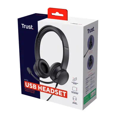 Trust Ayda Casque Avec fil Arceau Appels/Musique Noir - Casque Micro - visuel 6