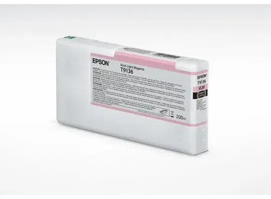 Vente EPSON T9136 Vivid Light Magenta Ink Cartridge 200ml au meilleur prix