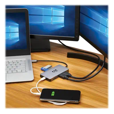 Tripp Lite U442-DOCK8G-GG station d'accueil Avec fil USB Tripp Lite - visuel 1 - hello RSE - Connectivité polyvalente