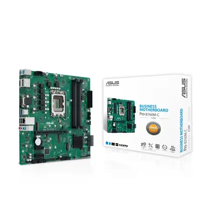 ASUS PRO B760M-C-CSM Intel B760 LGA 1700 micro Asus - visuel 1 - hello RSE - Caractéristiques matérielles avancées