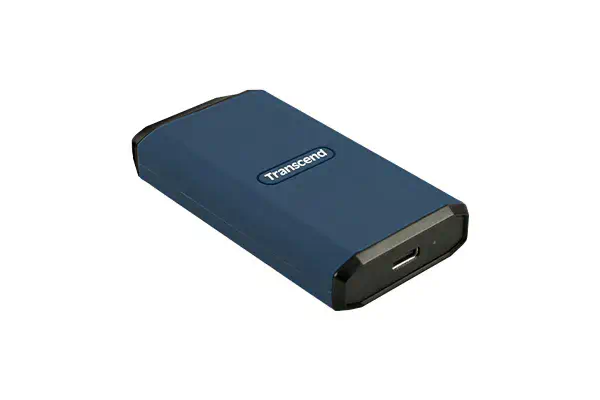Transcend ESD410C 1 To USB Type-C Bleu Transcend - visuel 1 - hello RSE - Sécurité renforcée