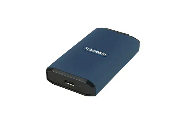 Transcend ESD410C 1 To USB Type-C Bleu Transcend - visuel 1 - hello RSE - Conception robuste