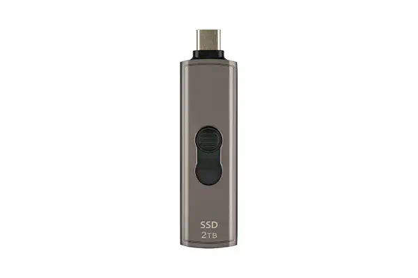 Transcend ESD330C 1 To USB Type-C Marron, Gris Transcend - visuel 1 - hello RSE - Stockage sécurisé