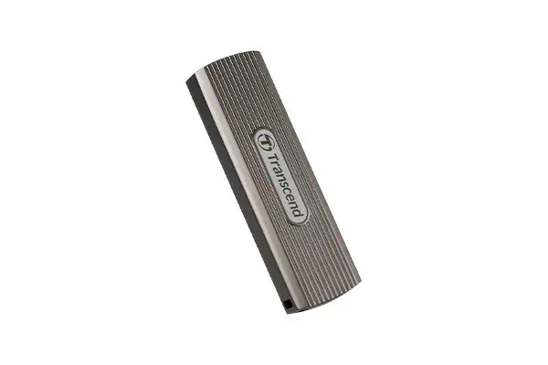 Transcend ESD330C 1 To USB Type-C Marron, Gris Transcend - visuel 1 - hello RSE - Transferts à grande vitesse