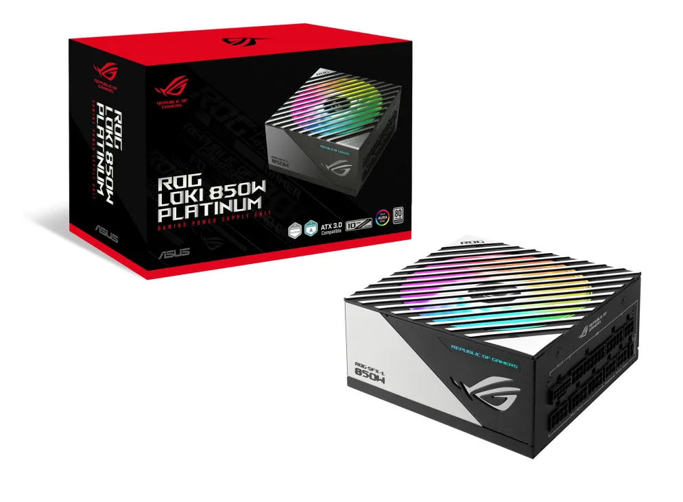 ASUS ROG Loki SFX-L 850W Platinum Fully Modular Asus - visuel 1 - hello RSE - Sortie sans effort