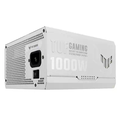 TUF Gaming 1000W Gold White Edition Asus - visuel 1 - hello RSE - Gestion modulaire des câbles
