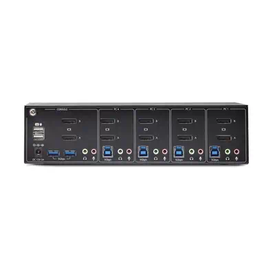 Switch KVM 4 Ports DisplayPort pour Deux Moniteurs, KVM 4K 60Hz, 2 Ports USB 5Gbps, 2 Ports USB 2.0  - StarTech - Switchs et Hubs - visuel 4
