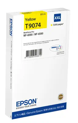 EPSON 1LB WF-6xxx Ink Cartridge Yellow XXL Epson - visuel 1 - hello RSE - Impression haute capacité