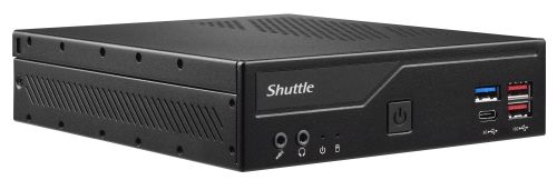 Achat Shuttle Slim PC DH670V2 , S1700, 2x HDMI, 2x DP , 2x 2.5G LAN, 2x COM, 8x USB, 1x 2.5", 2x M.2, fonctionnement permanent 24/7, attaches VESA - 0887993005942