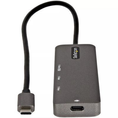 Startech USB-C Alimenté Hub 1 Fois C/3x UNE Gris