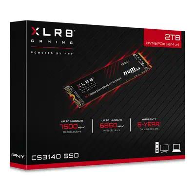 PNY XLR8 CS3140 2 To M.2 PCI Express 4.0 NVMe 3D NAND - Disque dur SSD - visuel 4